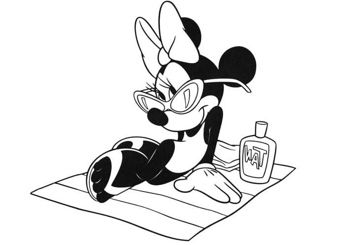 Free Minnie Mouse Coloring