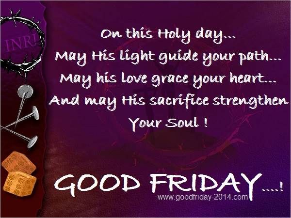 HD Images of Good Friday saying