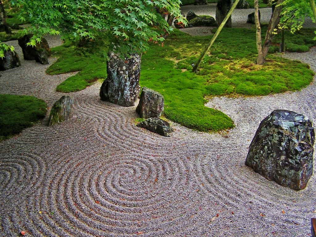 Japanese Rock Garden Wallpaper