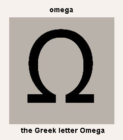 Last letter Greek Alphabet HD Image