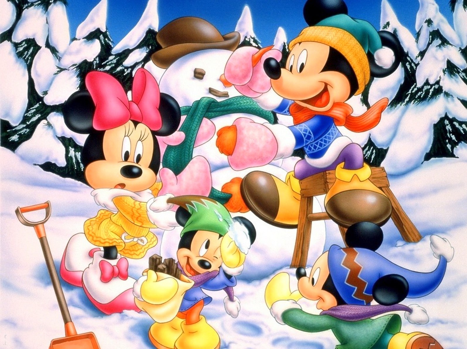 Mickey Mouse Christmas Photo