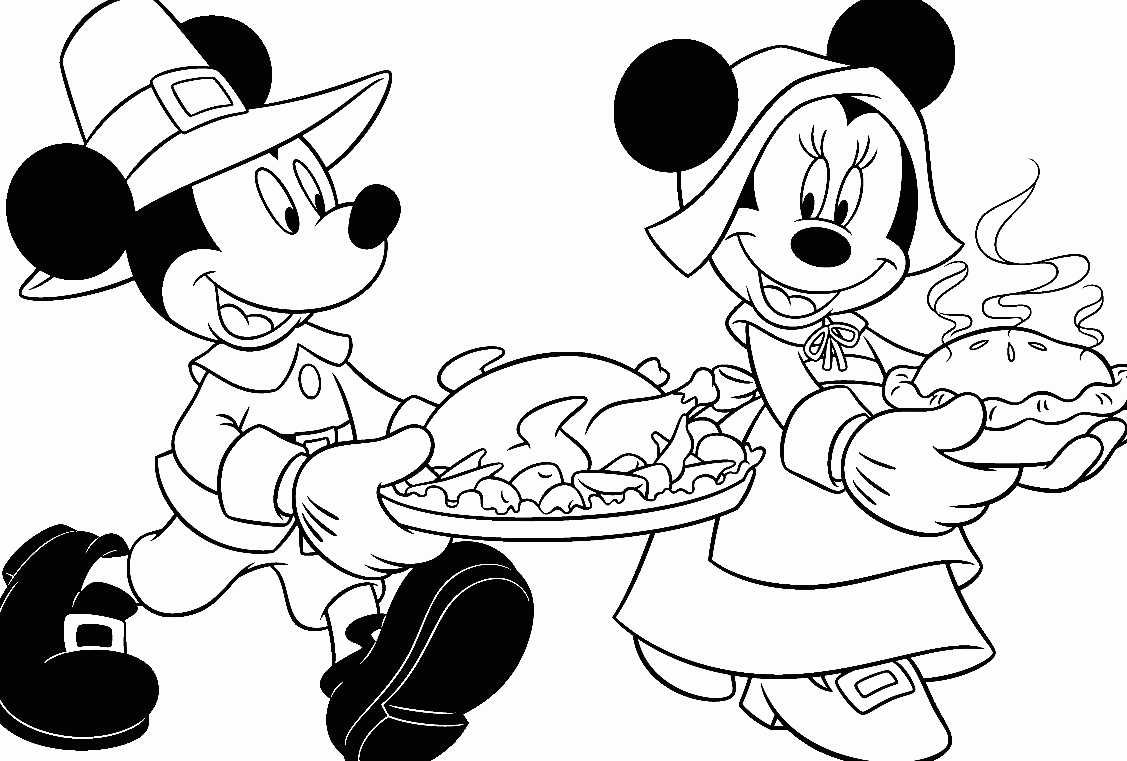 Mickey Mouse Coloring Page Wallpaper