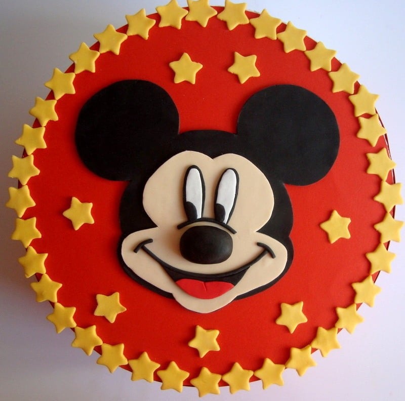 Mickey Mouse Face cake