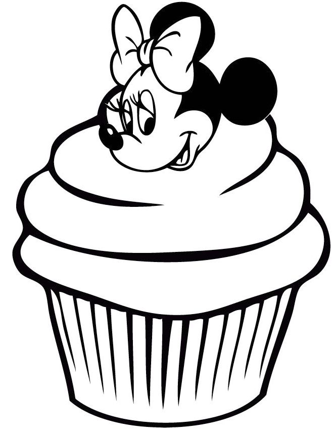 Minnie Mouse Coloring Picture