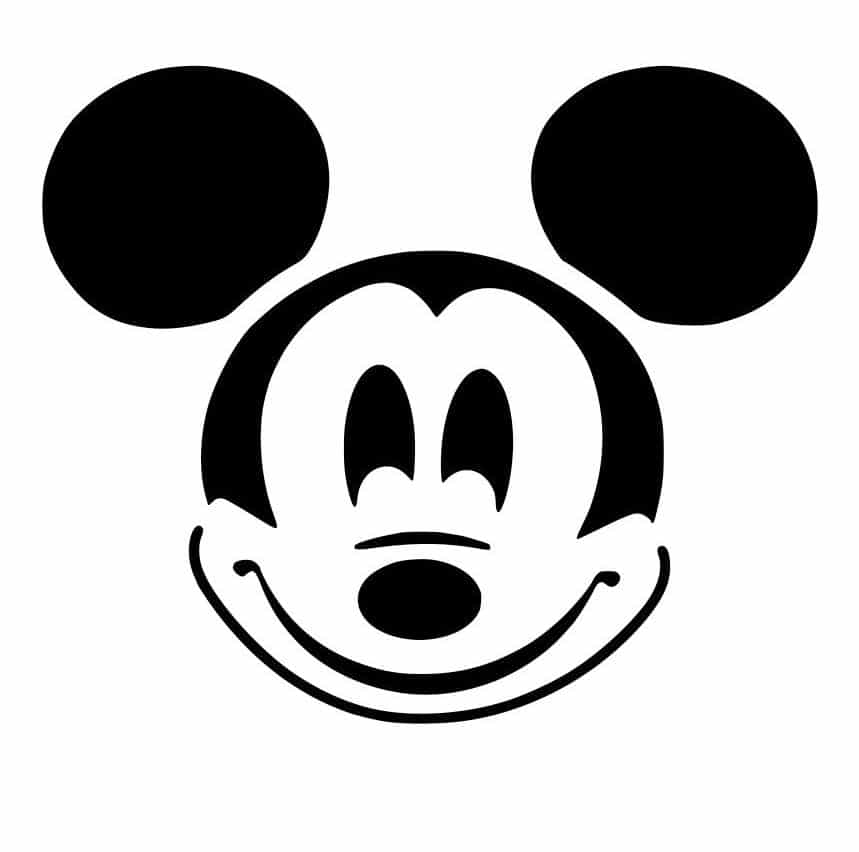 Online Mickey Mouse Face Design