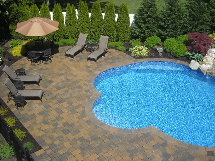 Pool landscaping Unique Idea