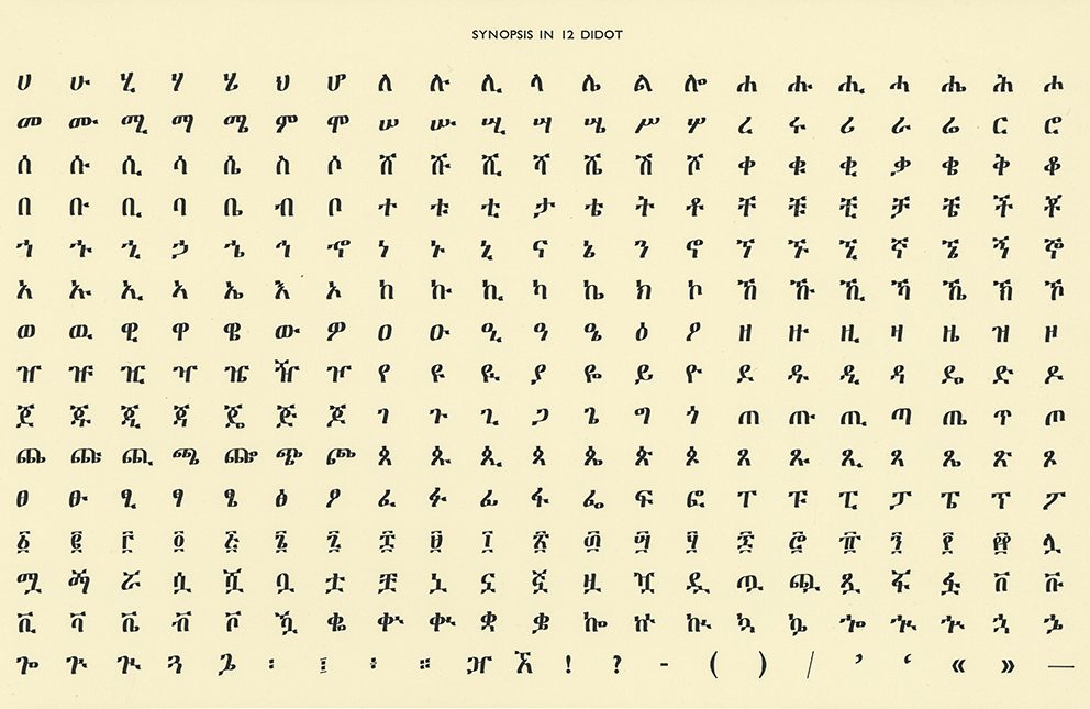 Print Amharic Alphabet Image