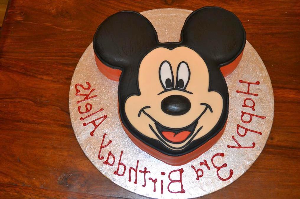 Print Mickey Mouse Face Image